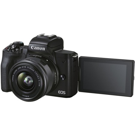 Canon M50 MARK II EF-M 15 -45mm IS STM + ESTUCHE Y SD 32 GB Canon M50 MARK II EF-M 15 -45mm IS STM + ESTUCHE Y SD 32 GB