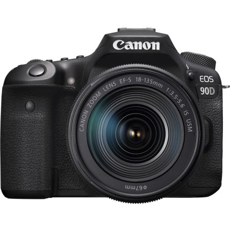 Canon EOS 90D DSLR con lente 18-135 mm USM+ estuche Canon EOS 90D DSLR con lente 18-135 mm USM+ estuche