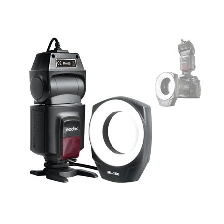 Flash Macro GODOX ML-150 de zapata universal (Canon, Nikon, etc)