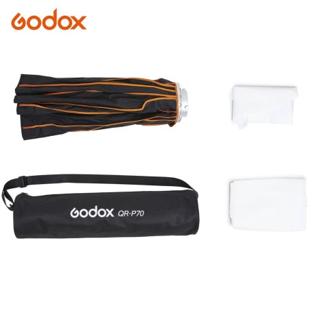 Sofbox Parabolico GODOX P70 QR armado rápido incluye 2 telas difusoras Sofbox Parabolico GODOX P70 QR armado rápido incluye 2 telas difusoras