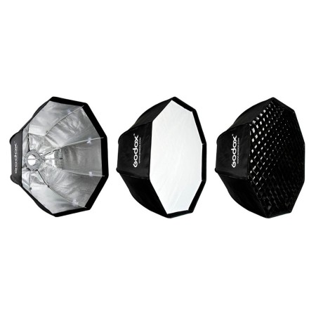 softbox octogonal GODOX SB-UE95 95cm armado rápido montura bowens con grilla softbox octogonal GODOX SB-UE95 95cm armado rápido montura bowens con grilla