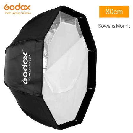Softbox octogonal GODOX SB-UE80 80CM montura bowens armado rápido con grilla Softbox octogonal GODOX SB-UE80 80CM montura bowens armado rápido con grilla