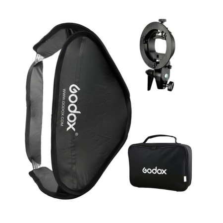 sofbox plegable 80x80 GODOX SGUV 80X80 (bracket s2 y 2 tela difusoras) sofbox plegable 80x80 GODOX SGUV 80X80 (bracket s2 y 2 tela difusoras)