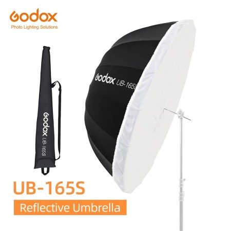 SOMBRILLA parabolica GODOX UB-165S interior plataedo + tela difusora SOMBRILLA parabolica GODOX UB-165S interior plataedo + tela difusora