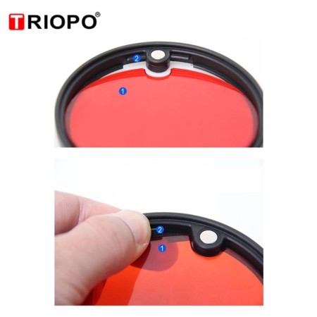 magdome TR-7 TRIOPO (INCLUYE adaptador imantado, difusor cúpula, grilla y 4 gel de colores)